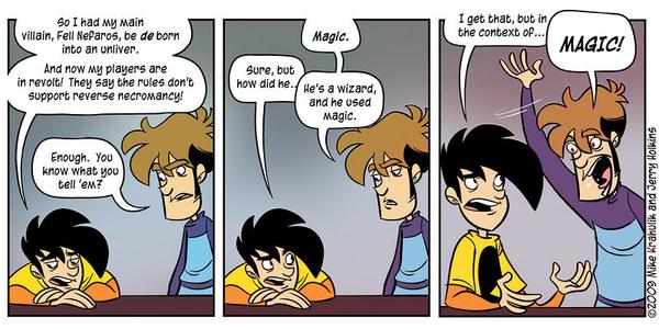 Penny arcade magic